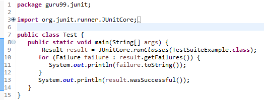 Create JUnit Test Suite