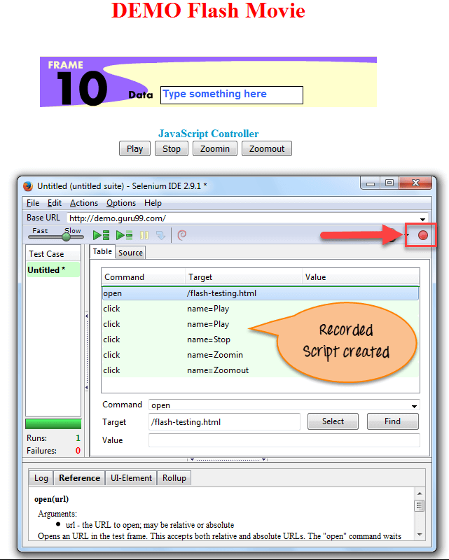 Flash Testing with Selenium