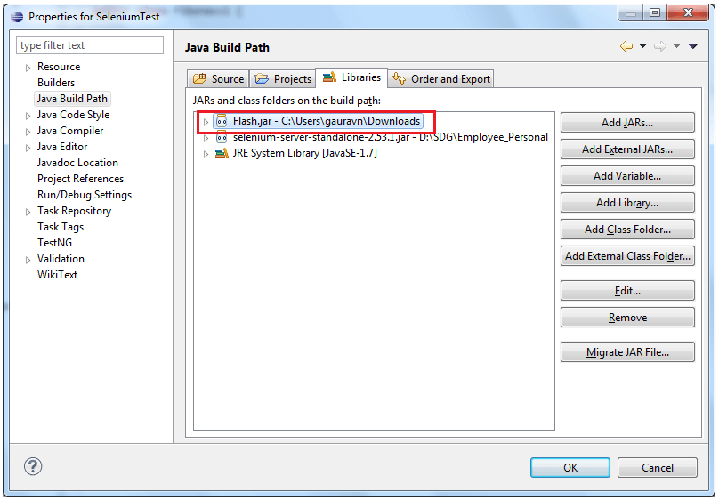 Flash Testing with Selenium