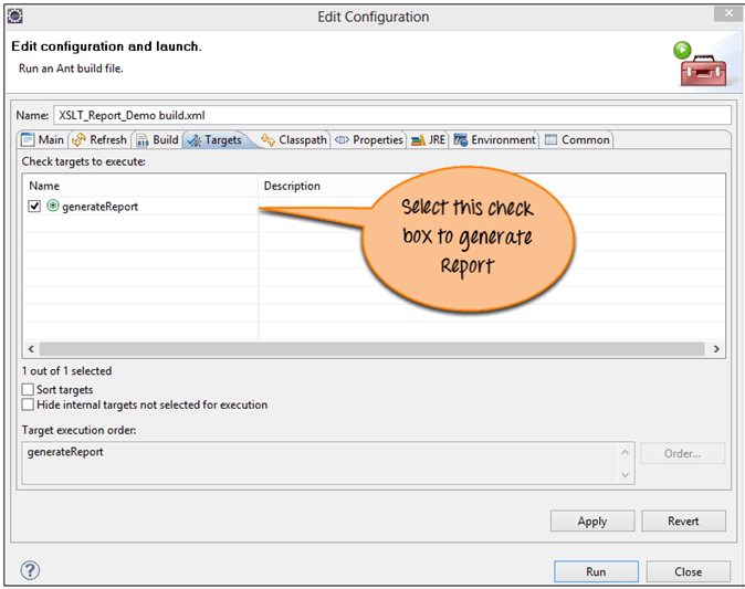 XSLT Report in Selenium