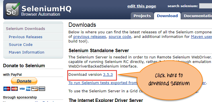 Download Selenium Standalone Server