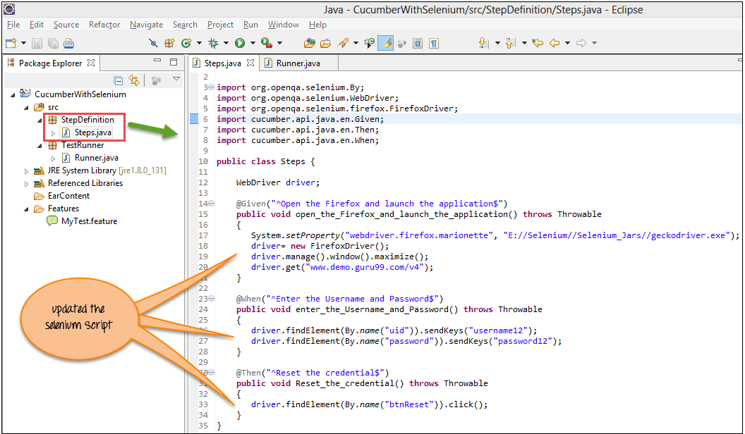 Automation Testing Using Cucumber with Selenium